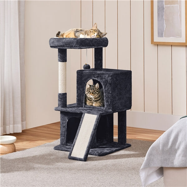 57.5'' Height Cat Tree Condo Kitten Tree Tower