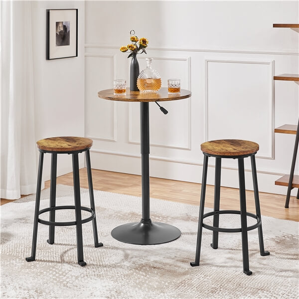 Yaheetech 26” Industrial Counter Barstools Set of 2