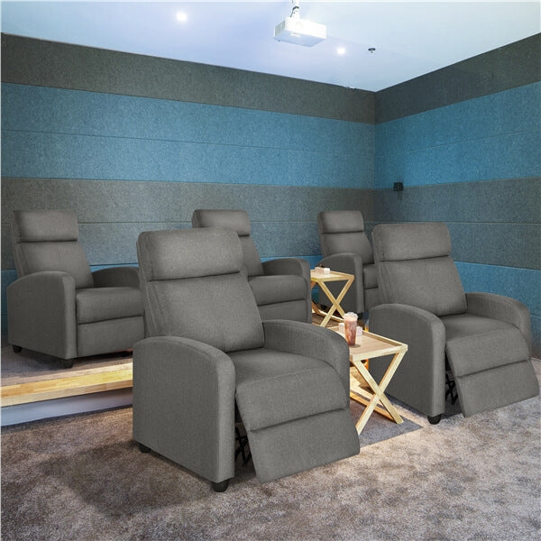 Yaheetech Modern Fabric Recliner Chair