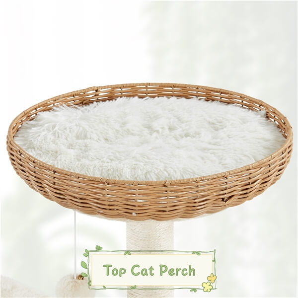 Yaheetech 54in Rattan Cat Tree