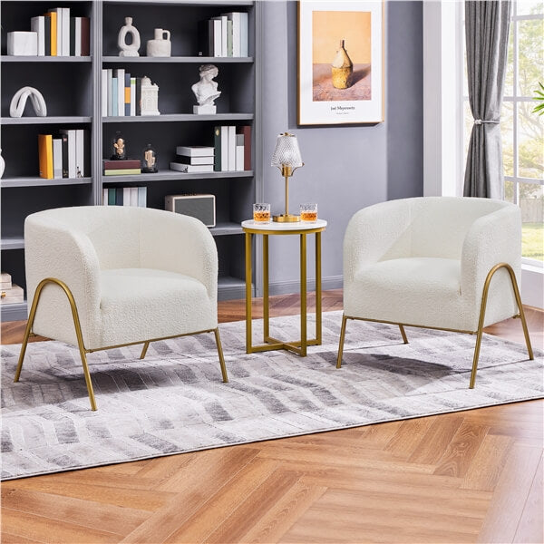 Yaheetech Modern Boucle Armchair