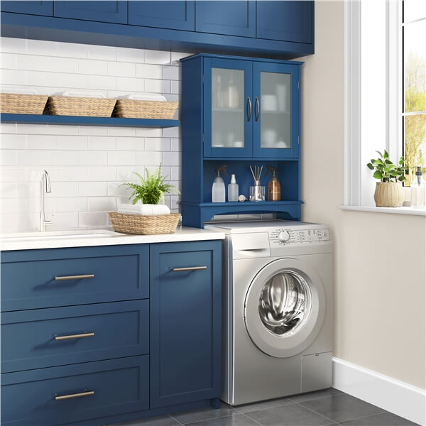 Yaheetech Modern Over The Toilet Storage Cabinet