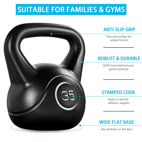 Yaheetech 35lbs Kettlebell Weights