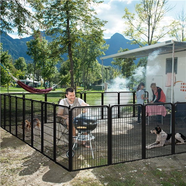 Yaheetech 39.5″ Tall 2/6 Panels Dog Playpen