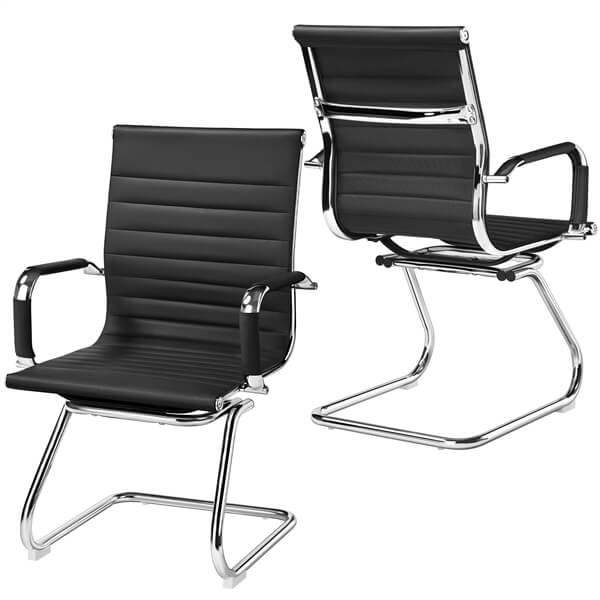Yaheetech Modern Faux Leather Office Reception Chair
