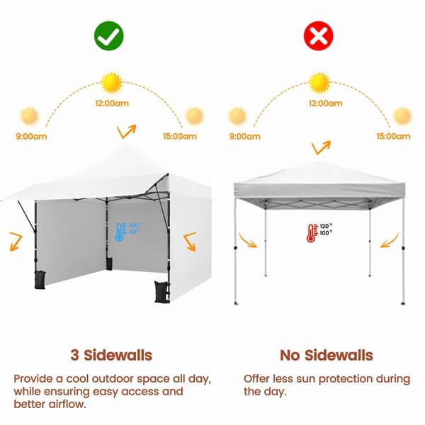 Yaheetech 10x10 Pop Up Canopy Tent