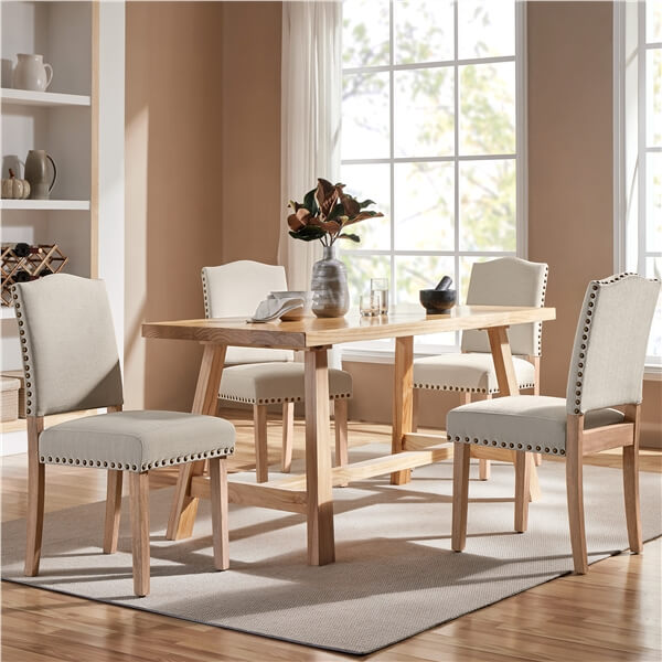 Yaheetech Dining Chairs Set of 4 Dining Room Chair
