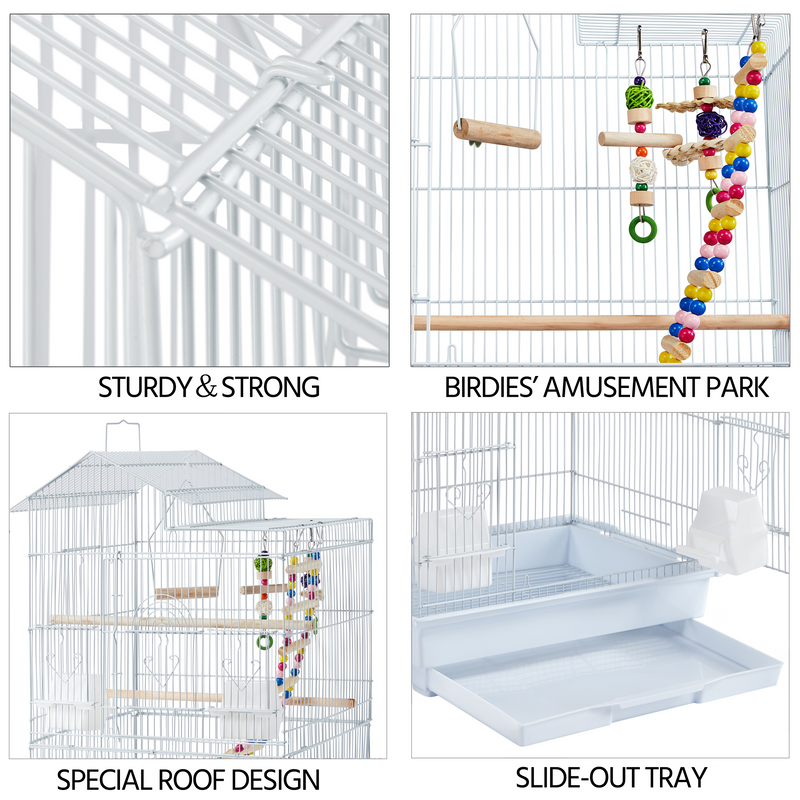 Yaheetech Large Roof Top Parrot/Bird Cage