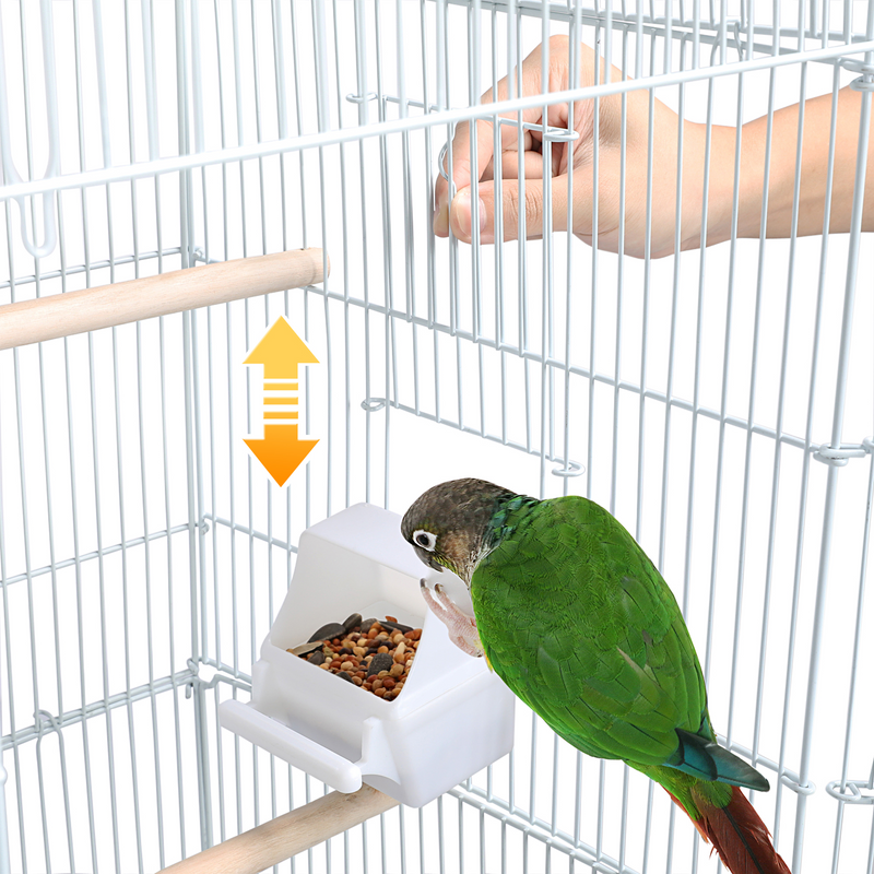 Yaheetech  64’’ H Open Top Metal Large Rolling Parrot Cage