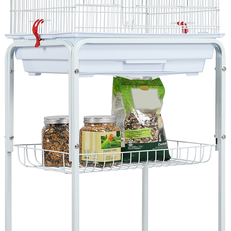 Yaheetech  64’’ H Open Top Metal Large Rolling Parrot Cage