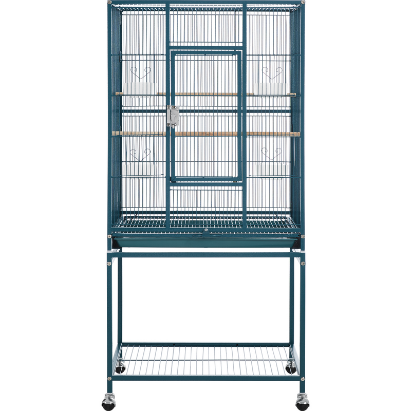 Yaheetech 53.5″H Mobile  with Stand Large Parrot Cage