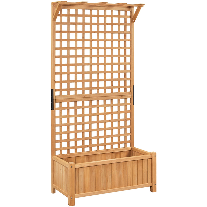 Yaheetech Wood Planter Raised Bed