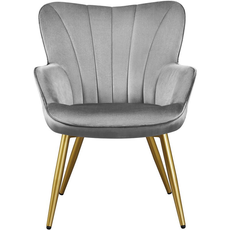 Yaheetech Velvet Accent Chair