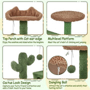  54.5″ H Cactus Cat Tree