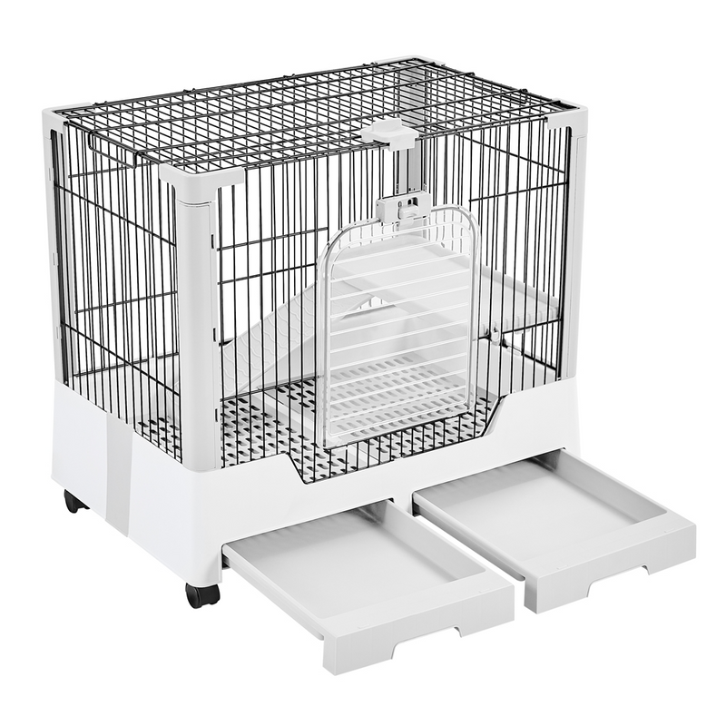 Yaheetech 2-Level Rolling Rabbit Cage