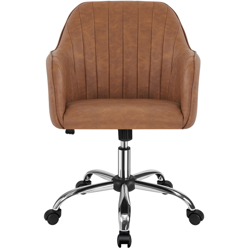 Yaheetech Modern Faux Leather Desk Chair