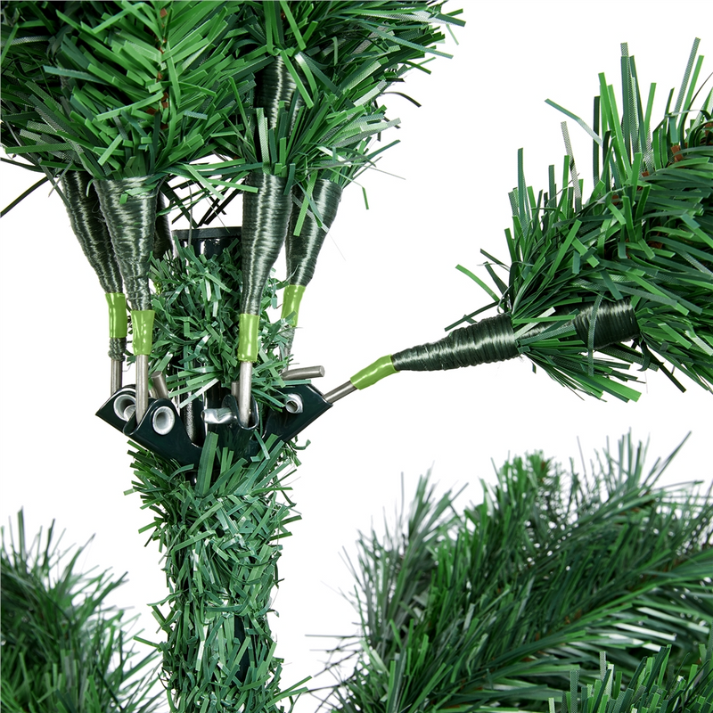 Yaheetech 6/7.5ft Pre-lit Artificial Christmas Tree