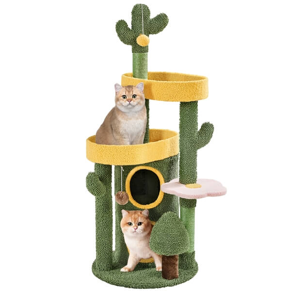  48.5″ H Oasis-themed Cat Tree