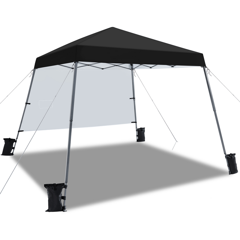 Yaheetech One-person Set Up Canopy Pop-up Tent w/ Sidewall
