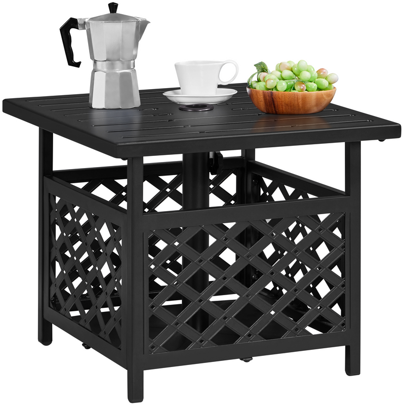 Yaheetech Outdoor Square Umbrella Table Stand