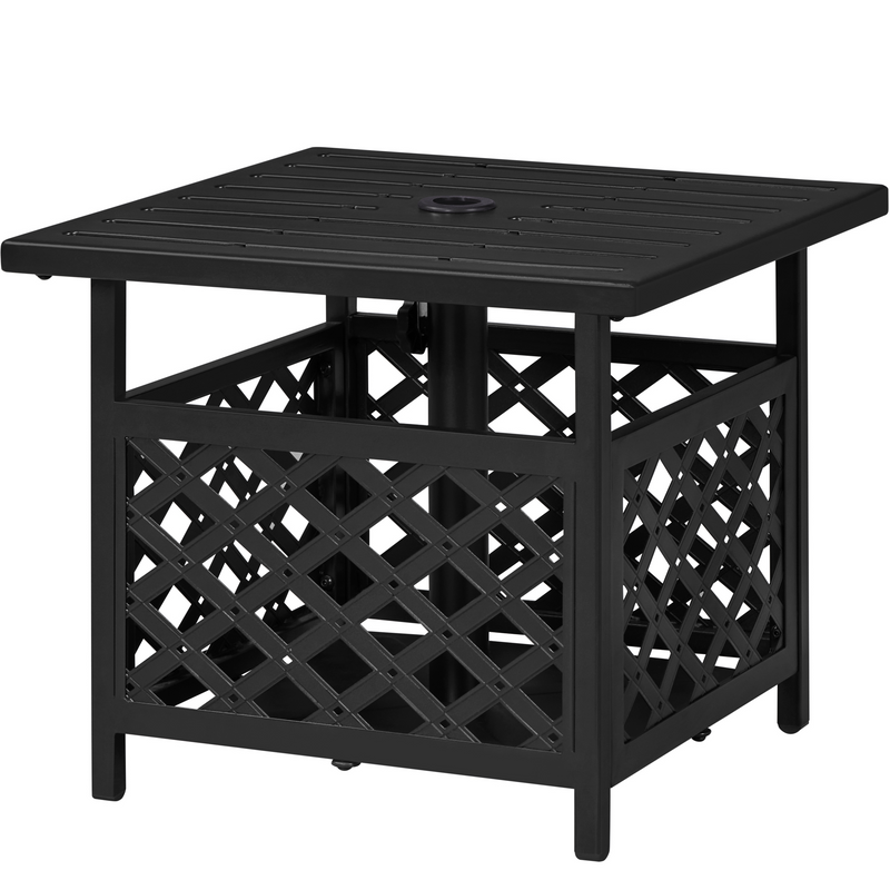 Yaheetech Outdoor Square Umbrella Table Stand