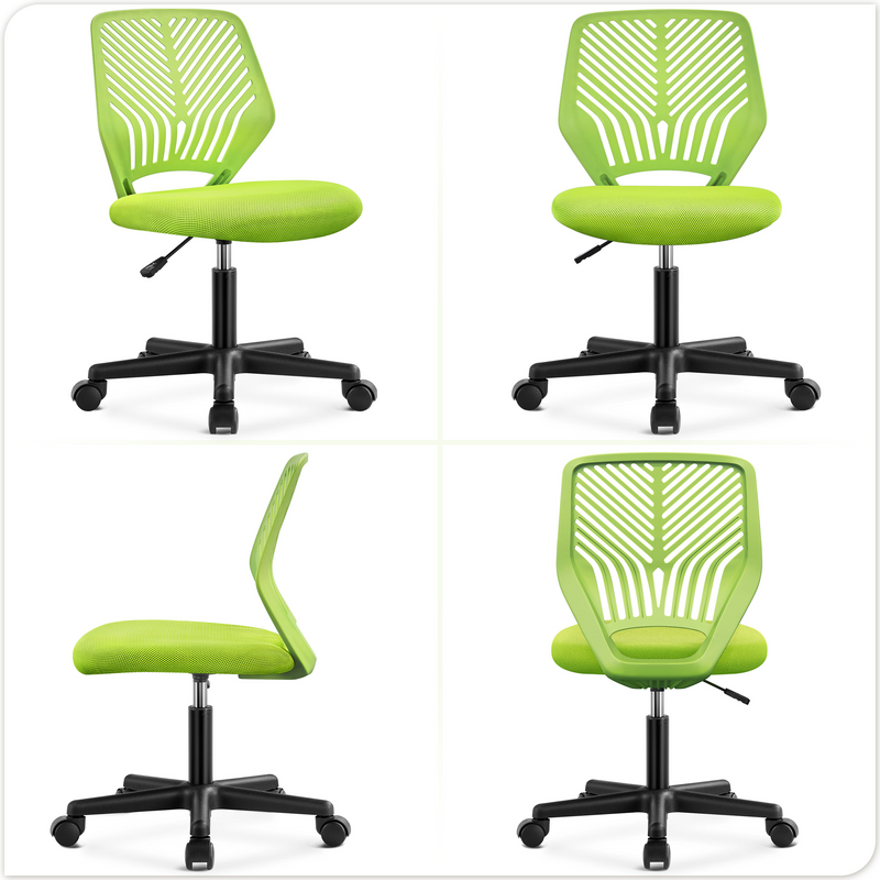Yaheetech Armless Teens Desk Chair