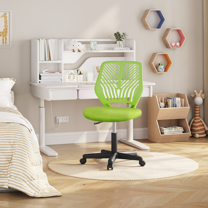 Yaheetech Armless Teens Desk Chair