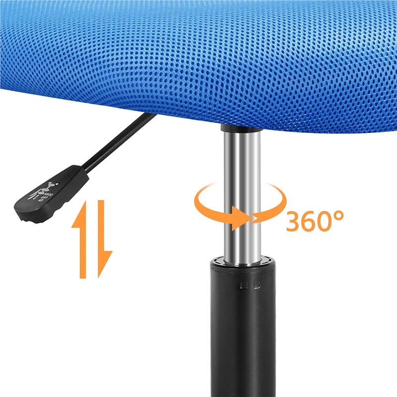 Yaheetech Adjustable Office Chair Armless Desk