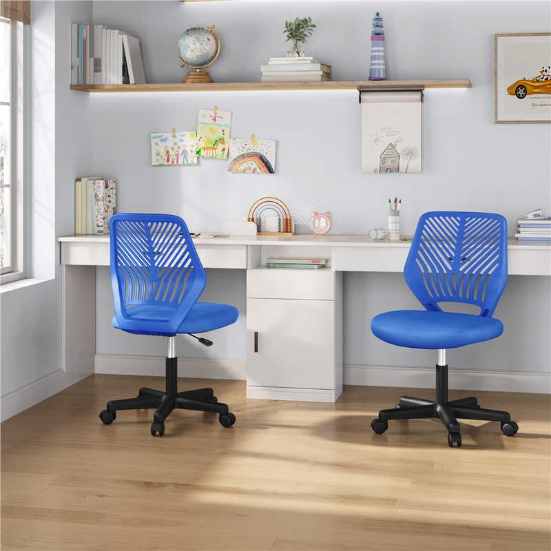 Yaheetech Adjustable Office Chair Armless Desk