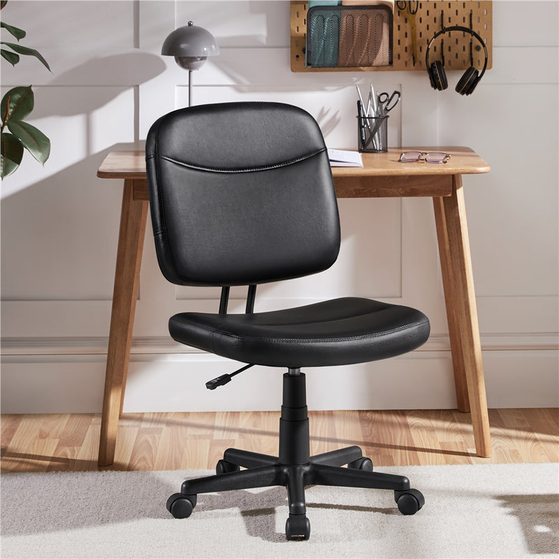Yaheetech Armless Mid-Back Office Chair