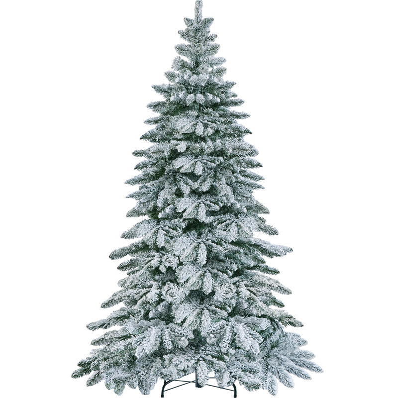 Prelit Slim Fir Christmas Tree with Warm LED Lights