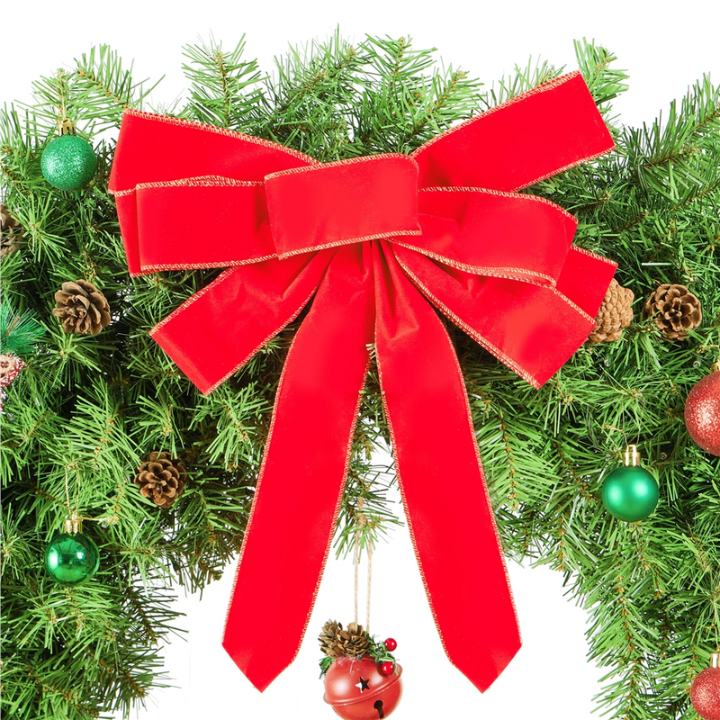 Yaheetech 60in  Pre-lit Artificial Christmas Wreath