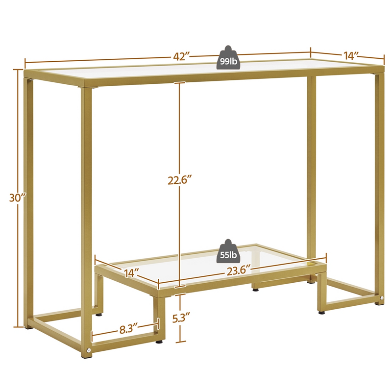 Yaheetech Modern Console Table
