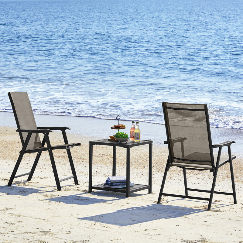 Yaheetech Patio Dining Chairs Outdoor Chairs