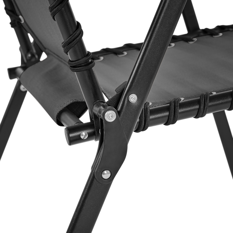 Yaheetech Set of 2 Outdoor Texteline Folding Dining Chairs