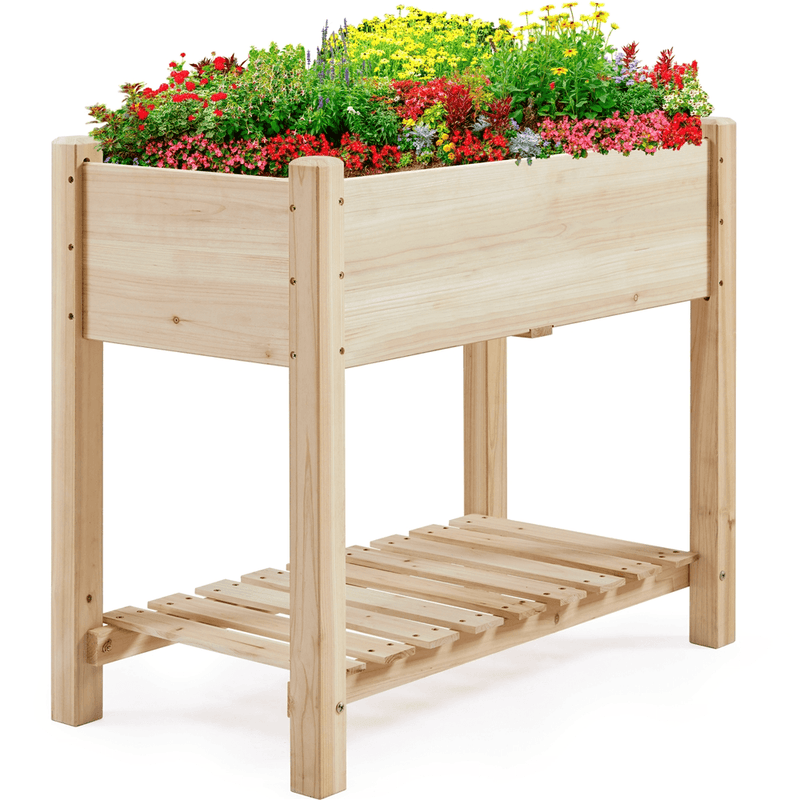 Yaheetech Wooden Planting Bed