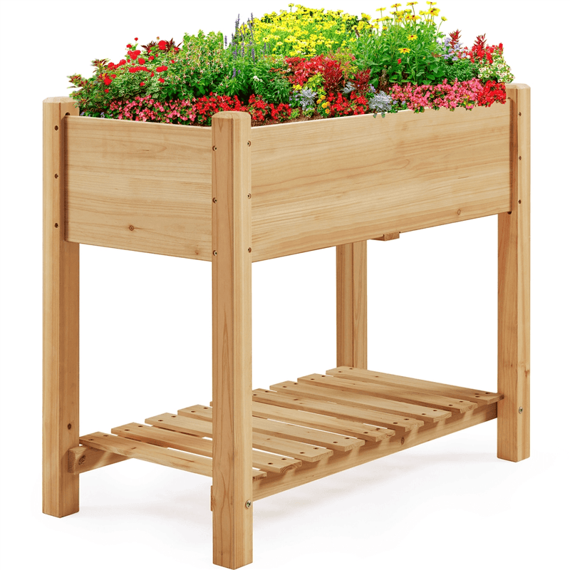 Yaheetech Wooden Planting Bed