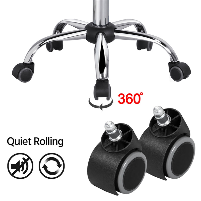 Yaheetech Velvet Low Back Armless Desk Chair