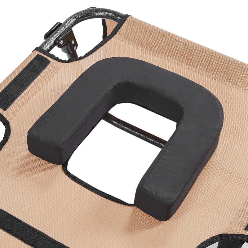 Yaheetech Face Hole Outdoor Folding Tanning Chair