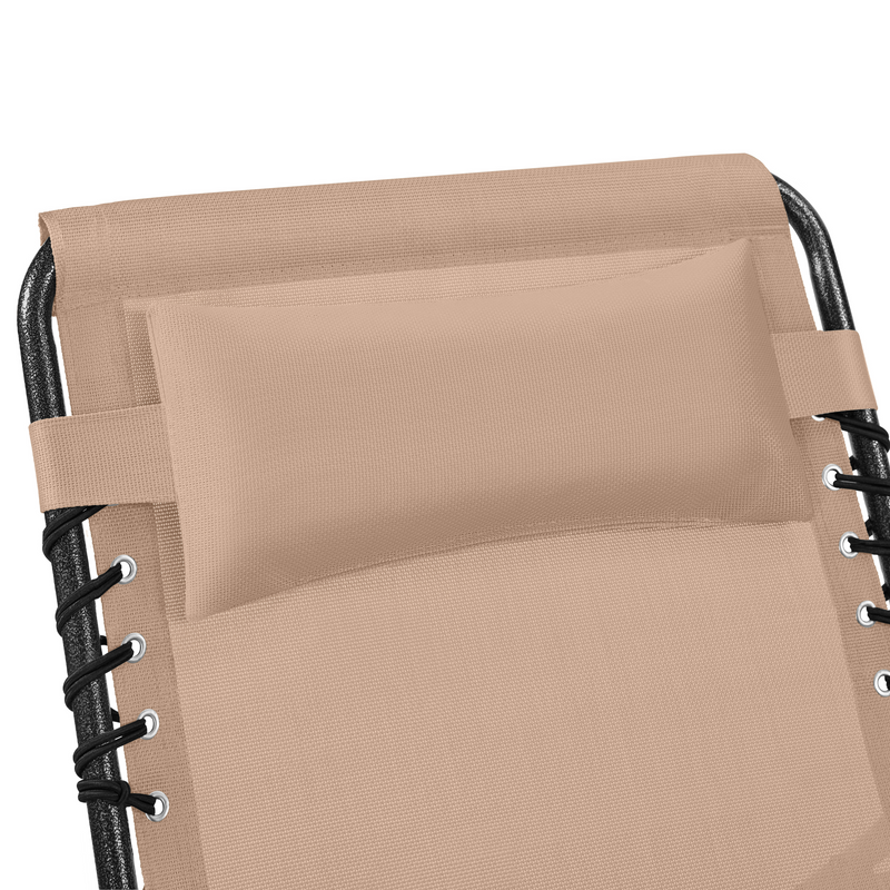 Yaheetech Adjustable Outdoor Folding Tanning Chair
