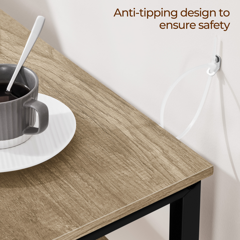 Yaheetech 3-Layer Vintage Console Table