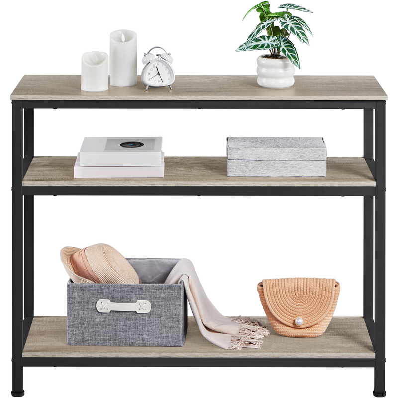 Yaheetech 3-Layer Vintage Console Table