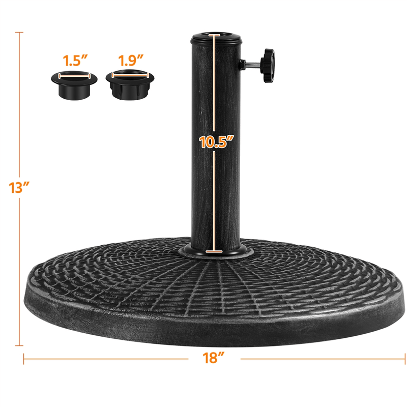 Yaheetech Outdoor Patio Market Heavy-Duty Umbrella Base