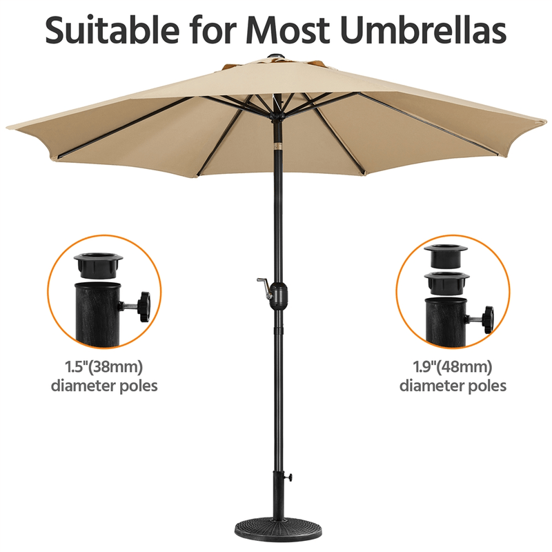 Yaheetech Outdoor Patio Market Heavy-Duty Umbrella Base