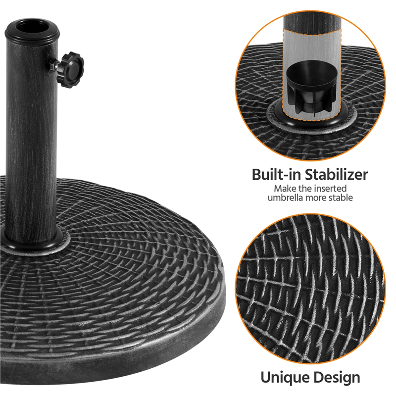 Yaheetech Outdoor Patio Market Heavy-Duty Umbrella Base