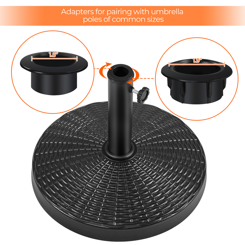 Yaheetech 31lb 18’’ Outdoor Patio Heavy Duty Market Umbrella Base