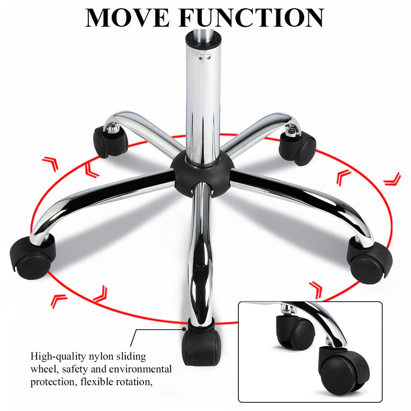 Yaheetech Rolling Salon Stool