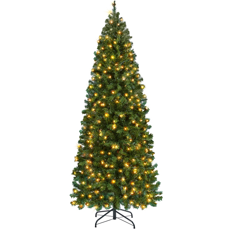 Yaheetech 6FT Pre-lit Pencil Artificial Christmas Tree