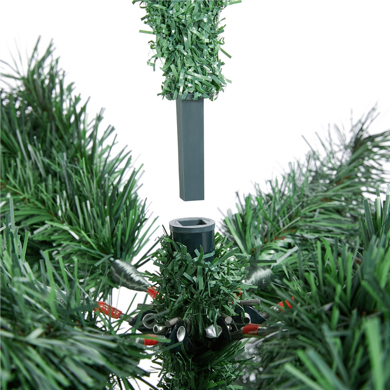 Yaheetech 6FT Pre-lit Pencil Artificial Christmas Tree