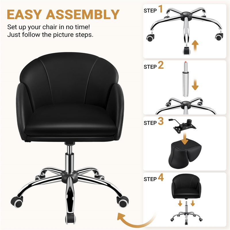 Yaheetech Petal Design Desk Chair